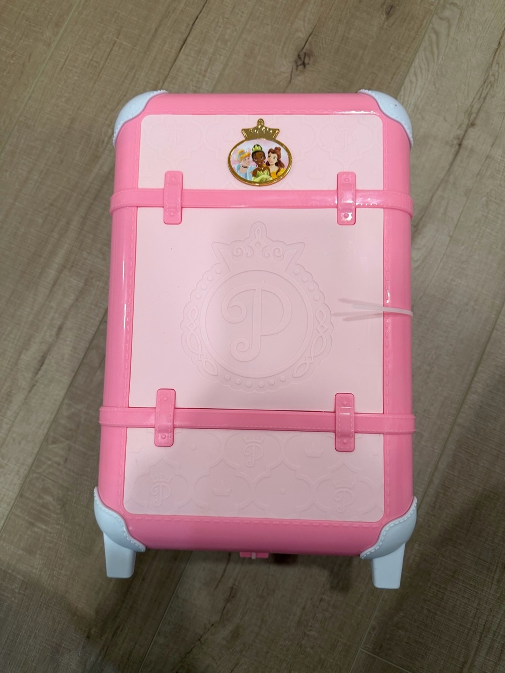 Pink Princess Rolling Carry Case Toy for Kids